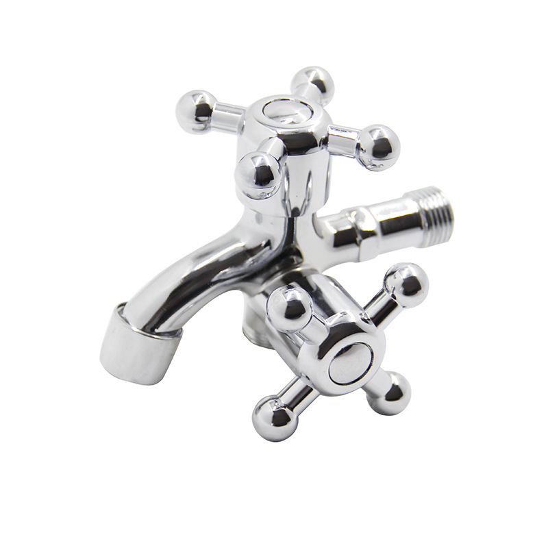 Special high quality electroplating retro quick-opening faucet water nozzle dual-use 4 points cold and hot multi-function side-opening small faucet