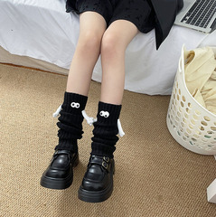 Classic Black and White Cute Iron Magnet Couple Socks for Instagram Influencers