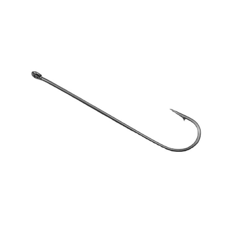 Crooked Mouth Caris mango recto Aberdeen anillo con Círculo de pesca mar gusano gancho Anil Bass a granel púas boca oblicua