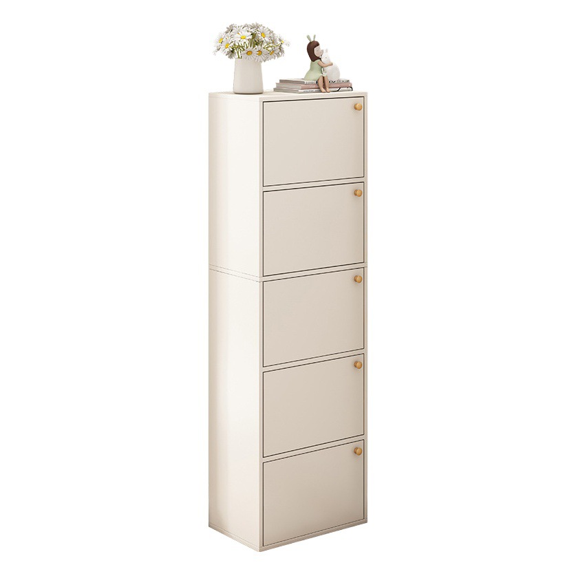 Zapatero para uso doméstico, vertical, a prueba de polvo, de gran capacidad, zapatero sencillo para apartamentos pequeños