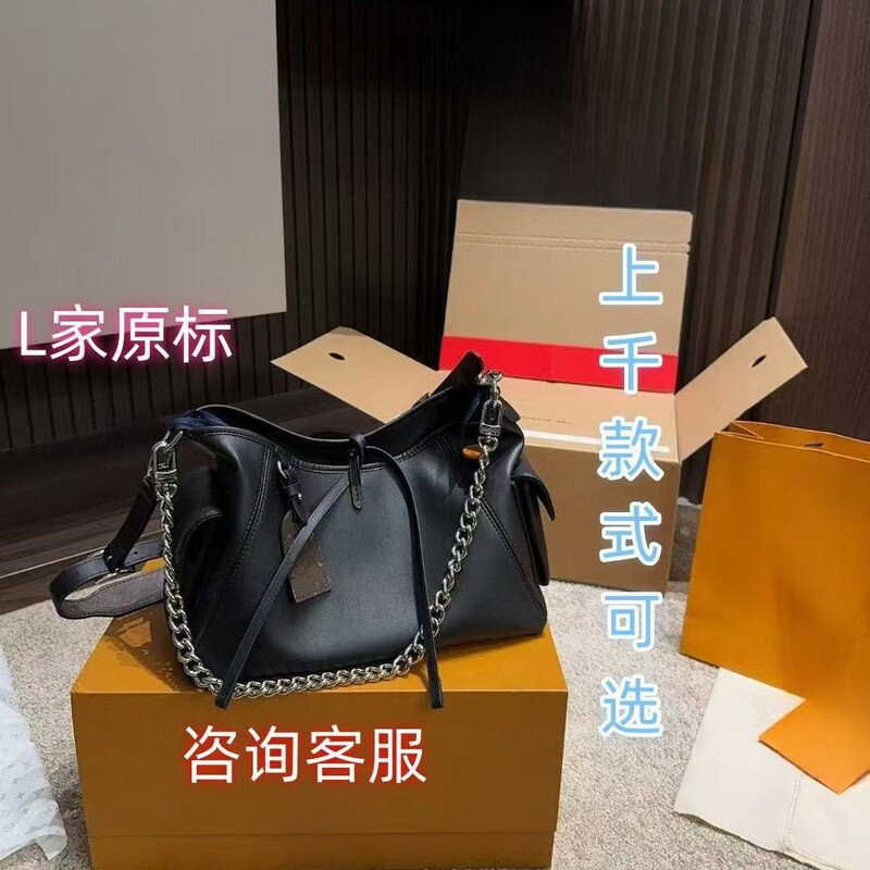新品黒武士ショッピングバッグcarryall cargo手袋シワ羊皮ミクダスト大容量脇下レディースバッグ|undefined