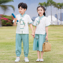 六一儿童节演出服汉服中国风朗诵小学生幼儿园舞蹈古装合唱表演服