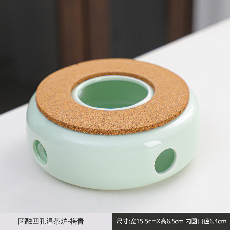 Directo de fábrica de té de la vela calentador de cerámica de la preservación del calor del hogar calefacción calentador de té restaurante Hotel calentador de té
