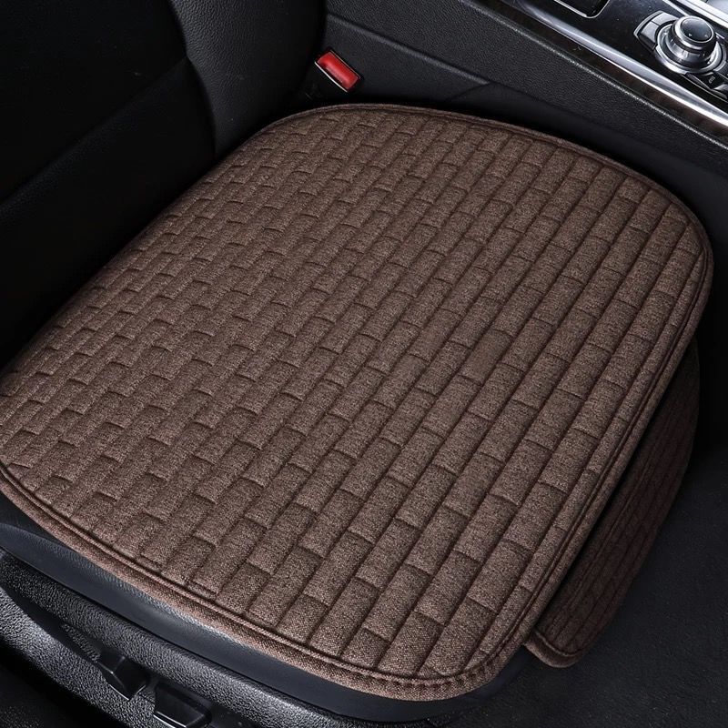 Seat cushion, seat cover, Universal Four Seasons Non-slip - coffee-color-square-cushion