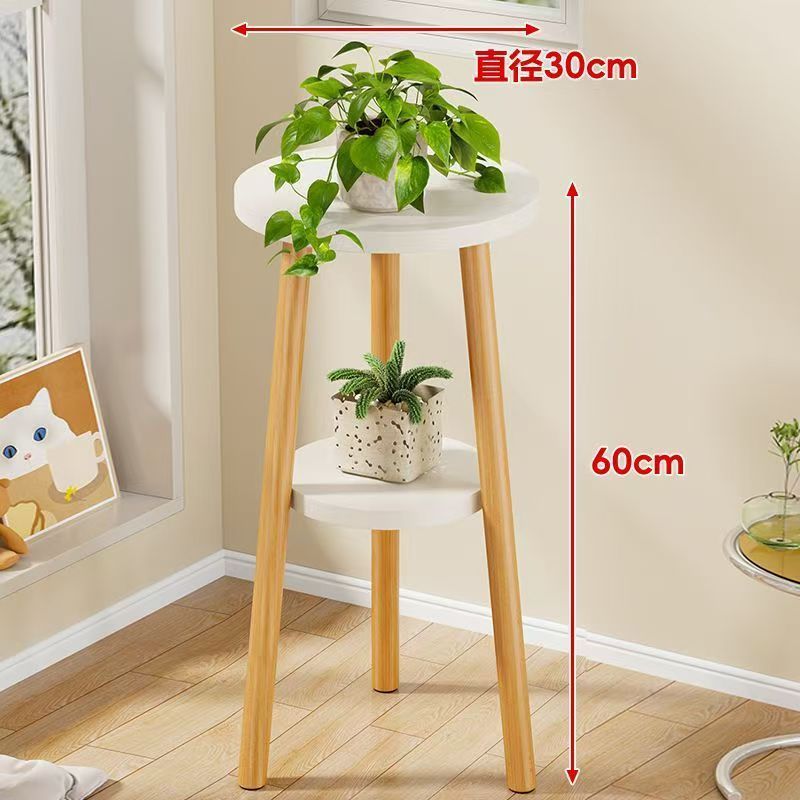 垂直フラワースタンド、床置きフラワースタンド、バルコニー木製層状植木鉢ブラケット、屋内外の緑の植物の装飾ディスプレイ棚|undefined