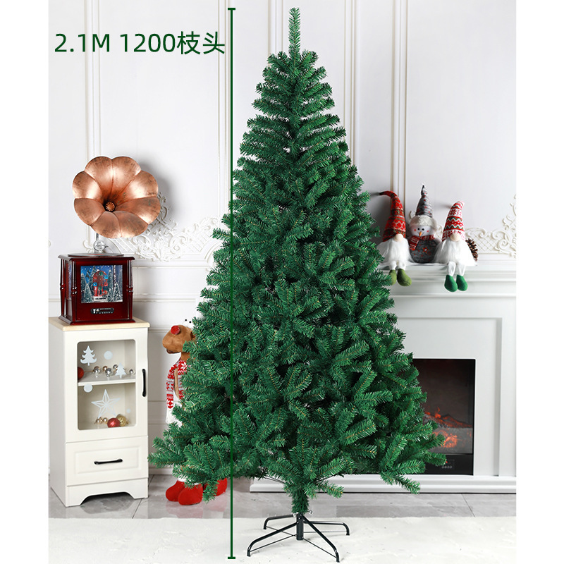 2025 nueva Navidad de tamaño completo pe hogar sala de estar decoración de árbol de Navidad al aire libre decoraciones al por mayor