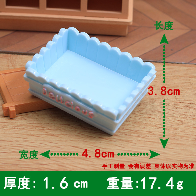 小さな鼻ピンチプレートフェンス型植木鉢 diy クリーム接着剤樹脂アクセサリードールハウス装飾品冷蔵庫マグネット