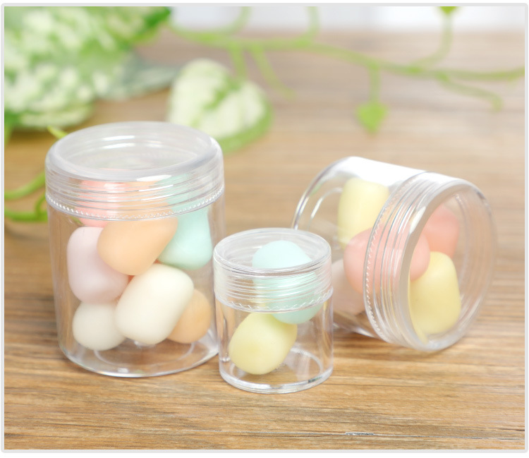 Mini Jewelry Capsule Pill Storage Box Round Box Threaded With Lid Sealed Transparent Plastic Packaging Box Wholesale display picture 4