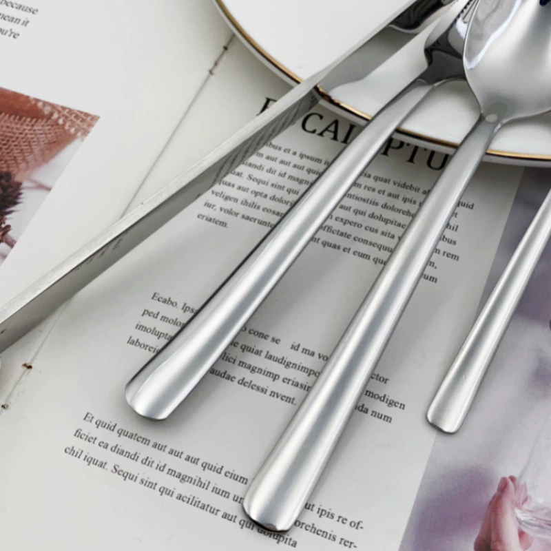 High-end set stainless steel, tableware, gift box, 4 piece set