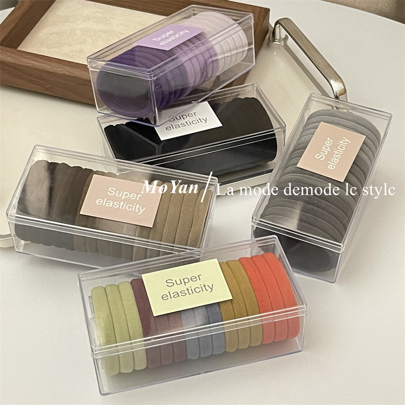 Harmless elegant demi-season durable hair rope