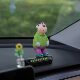 Car temporary parking plate car ornaments car number plate cartoon creative car moving car card cute girl