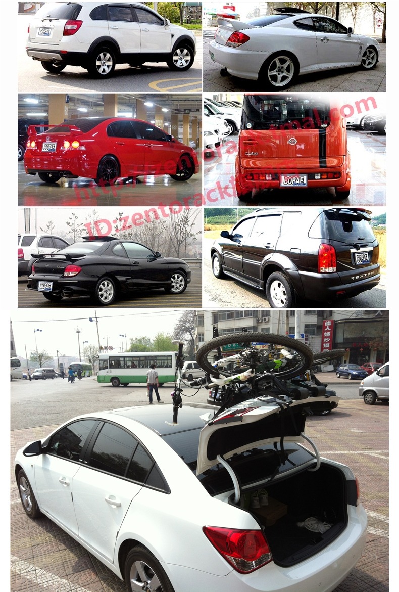 Universal Sixth-Generation Bicycle Rack, Rear Rack, Car Suspension Rack, Vehicle-Mounted Non-Blocking Bicycle Rack, Rear Rack Placement