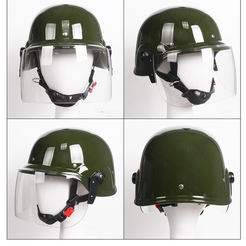 Outdoor anti-riot helmet explosion-proof steel helmet security M88 helmet German style mask hard hat security protection German style helmet