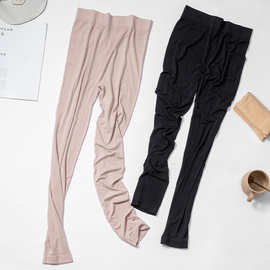 厂货通新款打底裤女 纯色高弹裸氨打底保暖女式打底裤