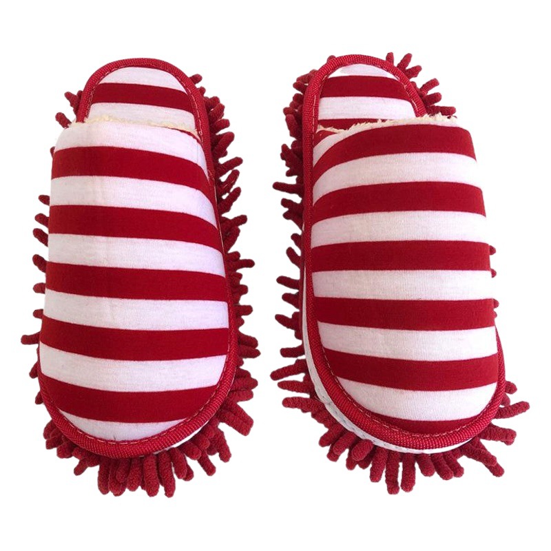 Factory Winter Men's and Women's Chenille Bottom Lazy Slippers Floor Mop Floor Slippers Removable and Washable Thickened