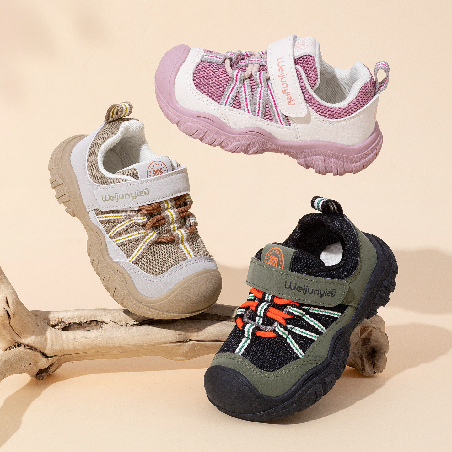 2025 Spring and Autumn New Toddler Shoes for Men and Women, Stable Shoes for Babies, Soft-Soled Toe-Toe Anti-Kick and Anti-Slip Functional Shoes