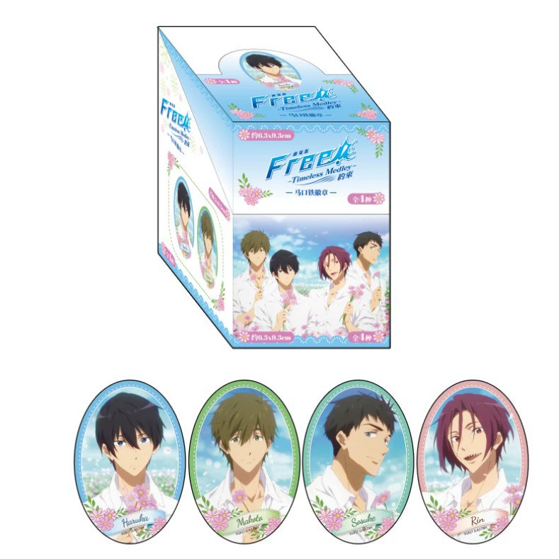 Оригинальная серия 'Free Flower Field' SP овальная фигурка в слепой коробке, Nanase Haruka, аниме, двухмерный мерчендайз, Taniko
