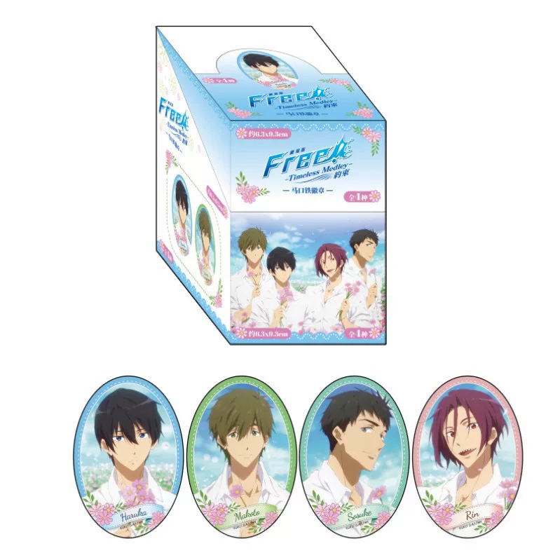 Оригинальная серия 'Free Flower Field' SP овальная фигурка в слепой коробке, Nanase Haruka, аниме, двухмерный мерчендайз, Taniko