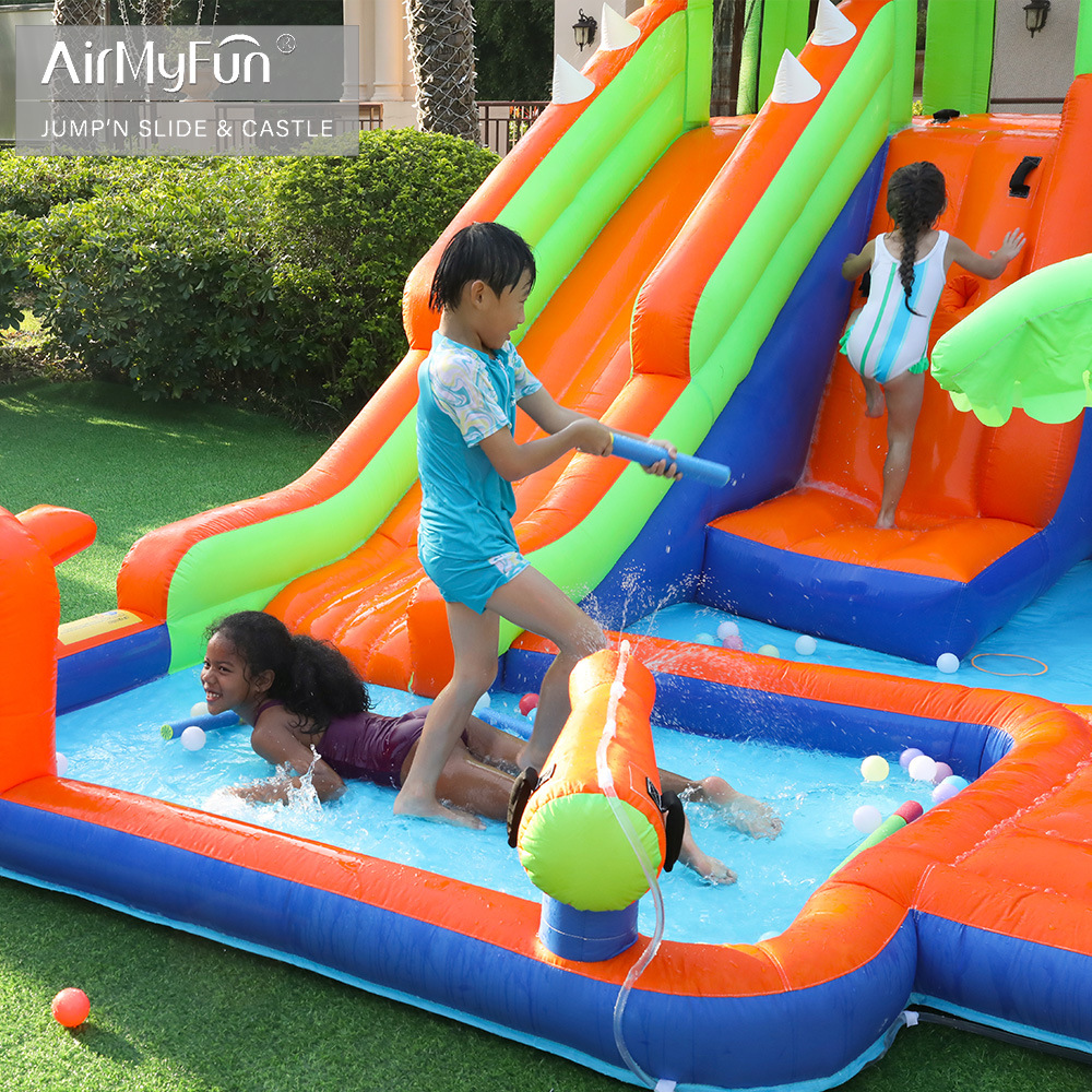 AMF| Castillo infláble para niños casero castillo de agua casero tobogan infláble para niños