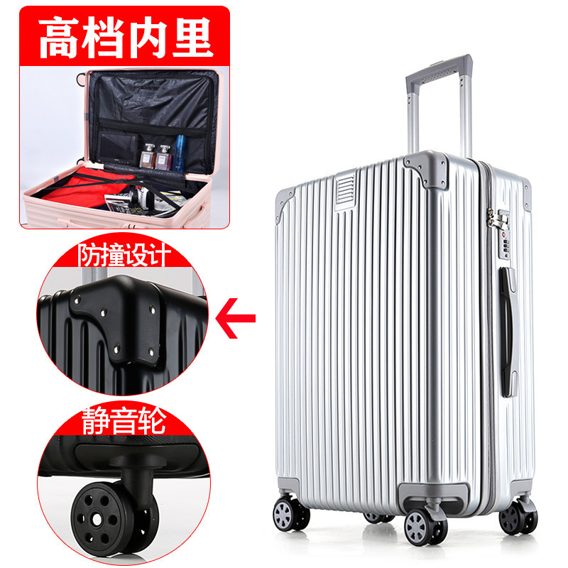 Luxury silver (there is a compartment scrape zipper model)