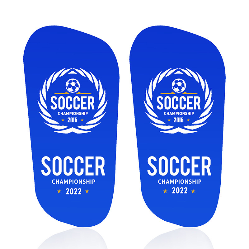 Tablero de piernas de fútbol de transferencia de sublimación 3D 2022 tema de la Copa del Mundo para adultos y niños equipo de protección de fútbol para personalizar