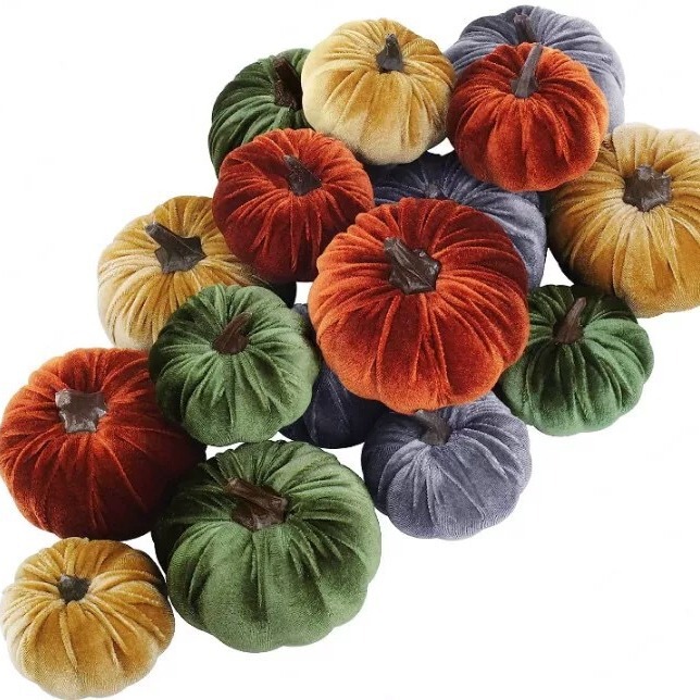 Fabric simulation pumpkin cross-border foreign trade selection special North American hot Thanksgiving Halloween autumn outfit