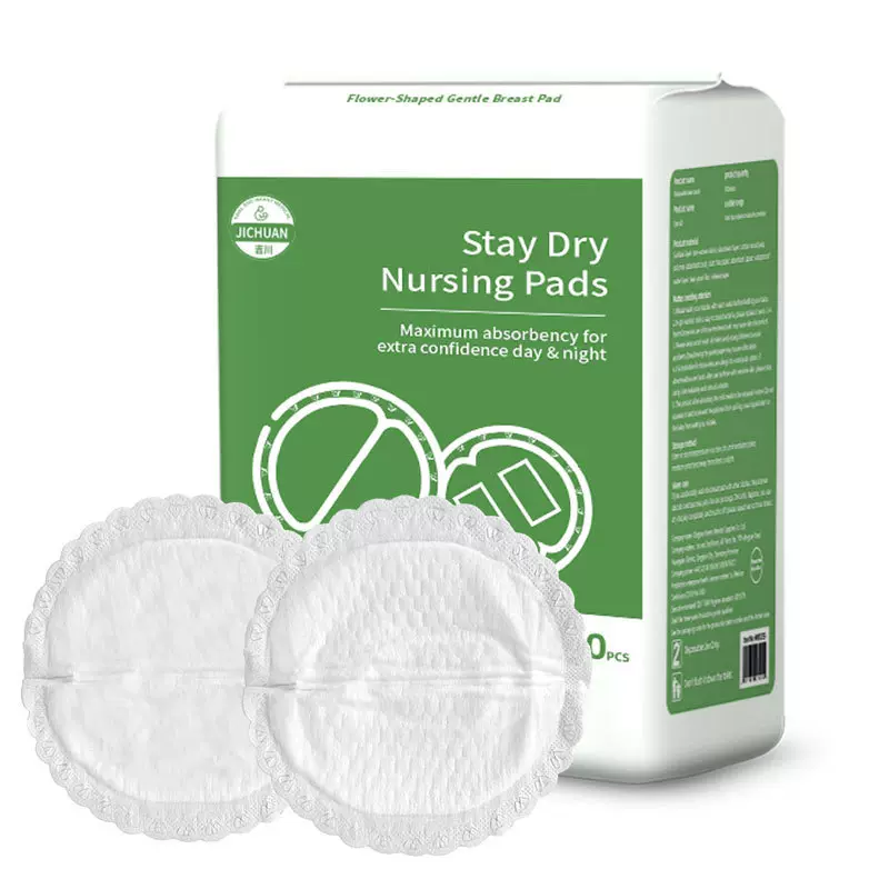 一次性防溢乳垫超薄透气乳贴贝壳型溢乳垫跨境英文版哺乳垫批发