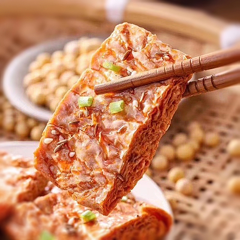 Ma Ma's Hand-Torn Vegetarian Sichuan-Flavored Soy Fiber Soy Dry Food Internet Celebrity Snack Wine Pairing Appetizer
