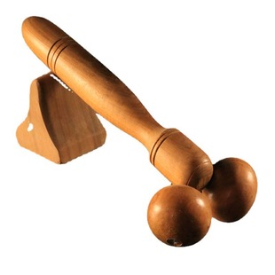 Wholesale Vietnam fragrant wood massager manual pull roller wooden massage 2 wheels