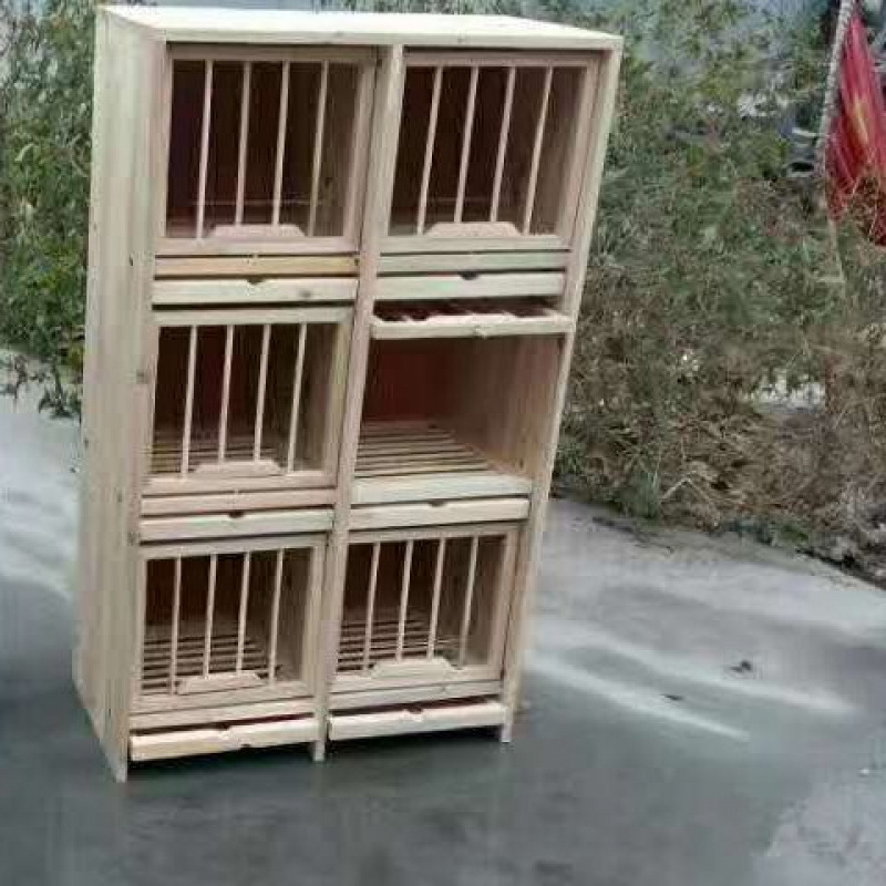 鳩組み合わせ鳩の巣箱競技鳩ケージ木製器具大型マッチングケージ無垢材種鳩調整|undefined