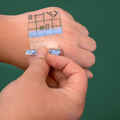 Waterproof PU film tape fixed patch roll material application blank transparent high-viscosity plaster patch self-cut