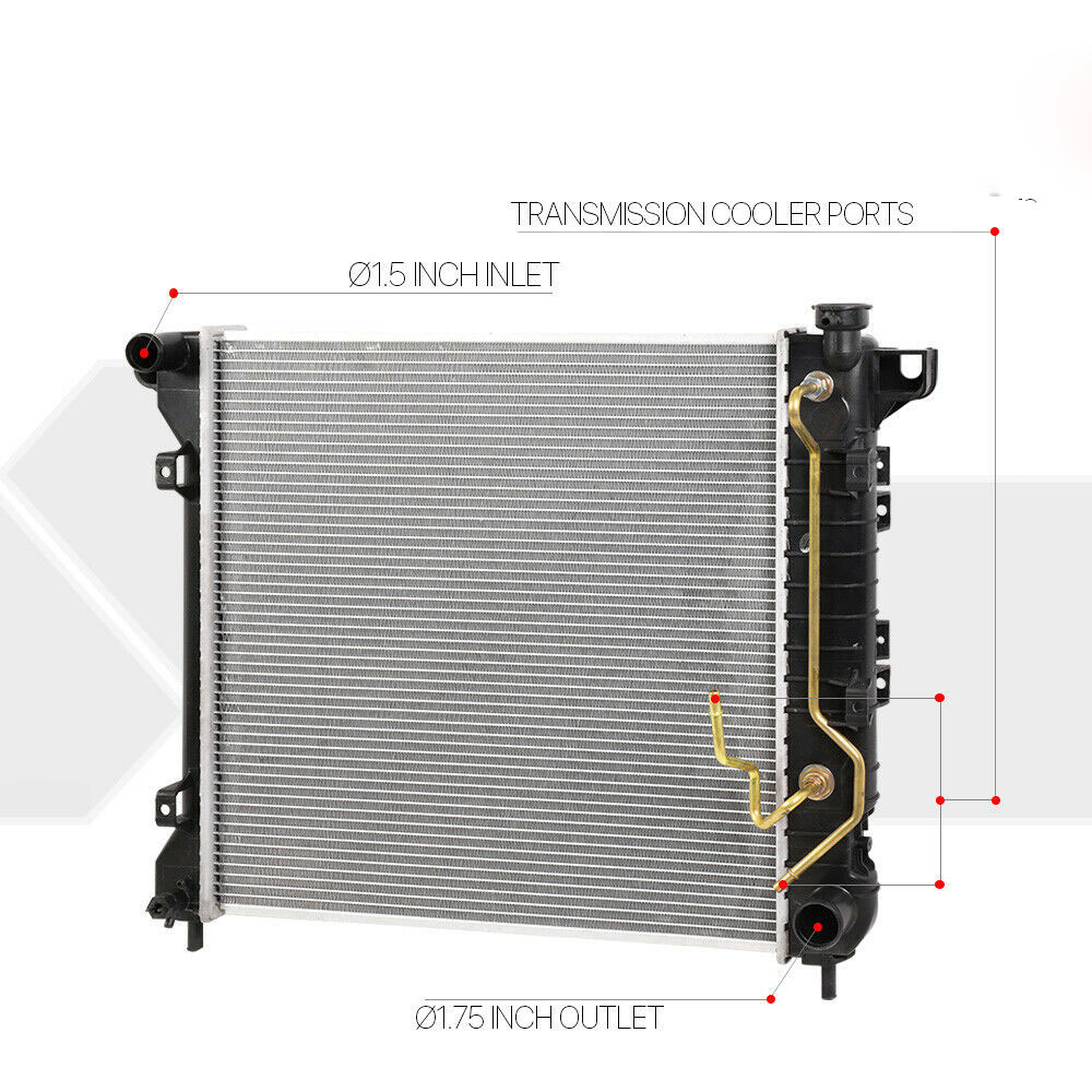 Para Dodge 1997-1999 coche motor aire acondicionado radiador tanque de agua 52028775AA