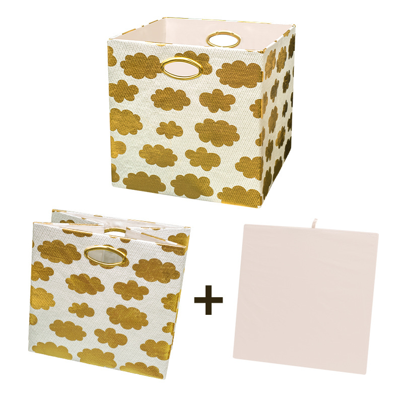 牛津布收纳筐放衣服储物玩具收纳篮家用大号杂物布艺收纳盒整理箱