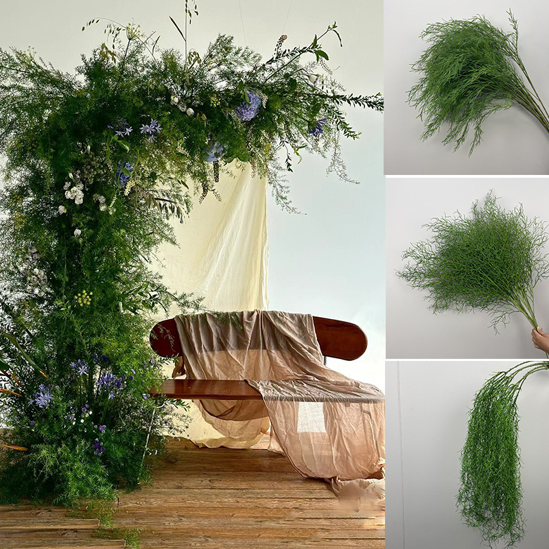 Wedding Green Planting High Simulation Long Branch Willow Bud White Green Mori Wedding Decoration Background Flower Arrangement Wedding Green Planting High Simulation Long Branch Willow Bud White Green Mori Wedding Decoration Background Flower Arrangement