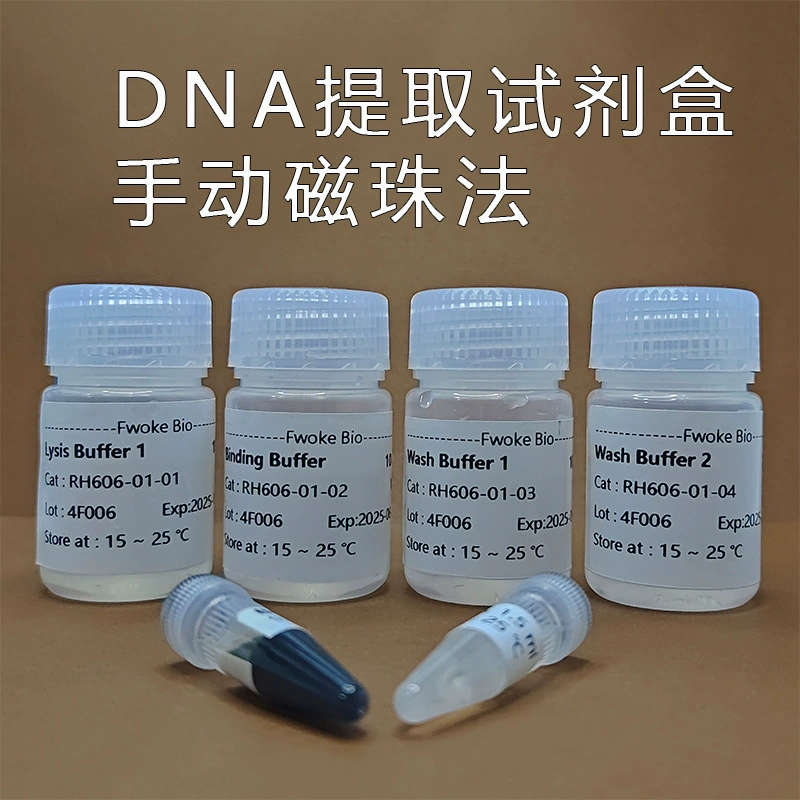 Набор для экстракции тканевой/клеточной геномной ДНК Магнитный шариковый метод 50T ДНК Нуклеиновая кислота экстракция и очистка вручную