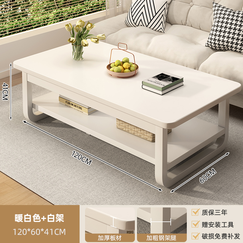 Doble capa de loto blanco + marco blanco 120cm piernas de acero engrosadas