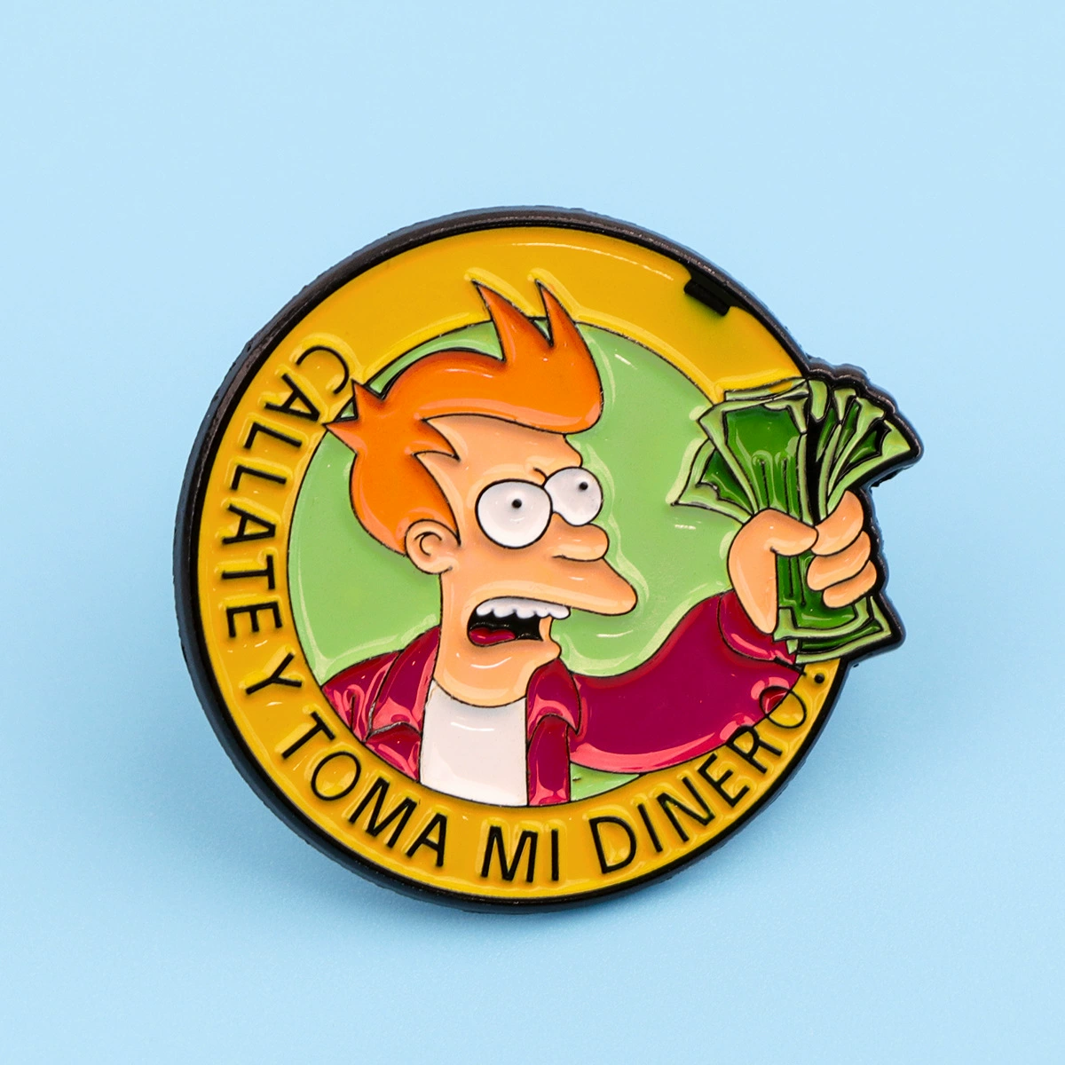 Cartoon brooch, metal cute badge, pin, creative accessory