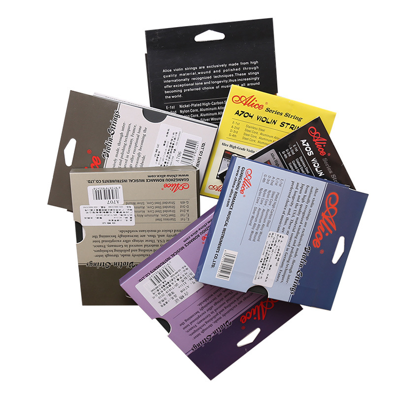 Alicia cuerdas de violín 4/4 3/4 1/2 núcleo de acero cuerdas de nylon cuerdas traje cuerdas