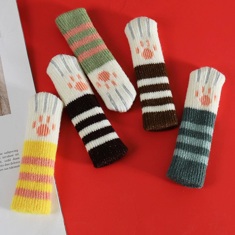 2024 новый трикотажный утолщенный дверной ручкой защитный чехол для стен анти-неровный трикотажный коврик дверной ручки оптовая продажа