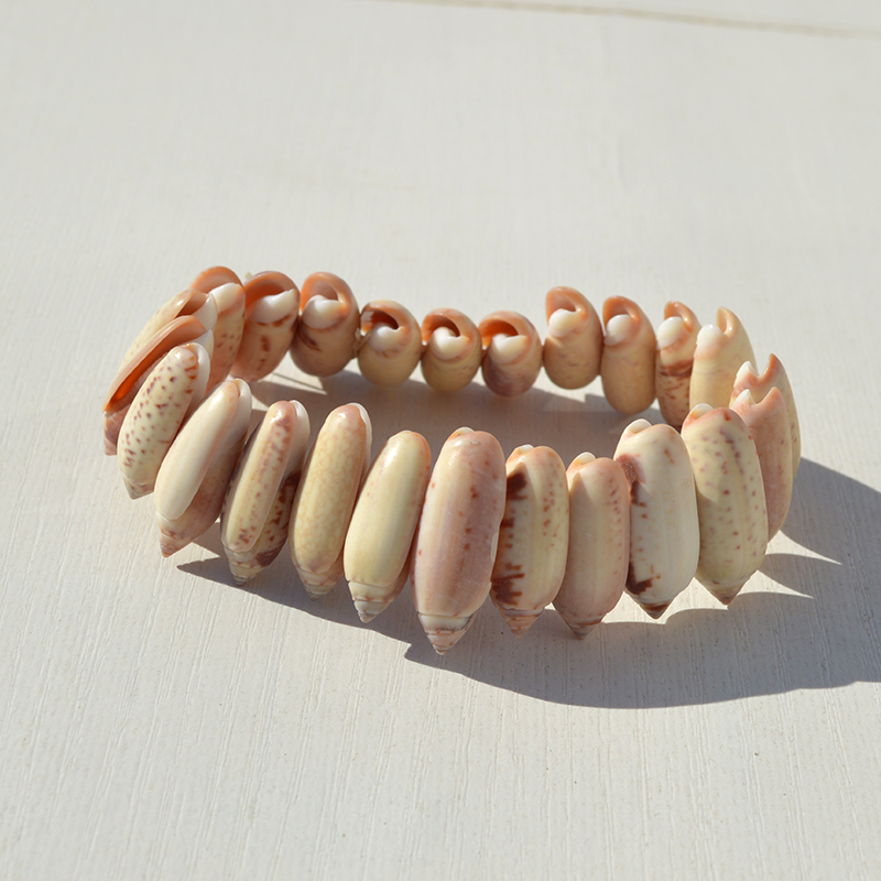 Conchas naturales pulsera caracoles collar diy joyas de chicas hechas a mano puestos de mercado nocturno regalos características pulseras