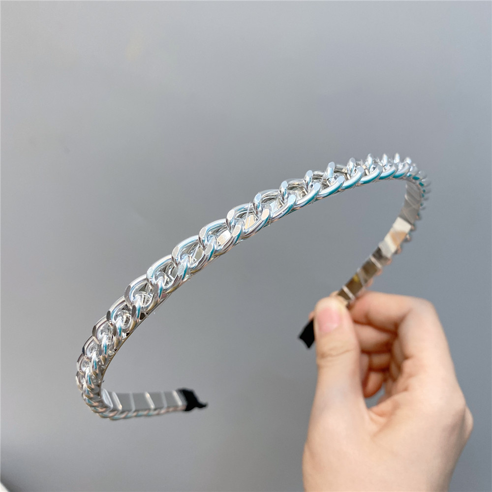 Retro Metal Chain Headband Wholesale display picture 7