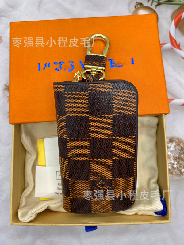 브라운 체크무늬 키백 [스퀘어]