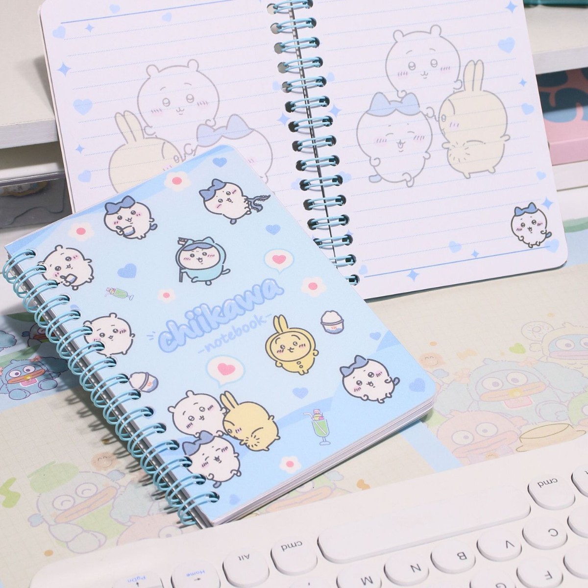 Cuaderno de estilo de anime A6 Libro de bobina Xiaoyugui Libro de diario Libro de páginas en color Estudiante de escuela primaria Chica linda