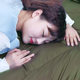 Outdoor adult ultra light mummy down sleeping bag camping thick warm cold duck down sleeping bag factory wholesale