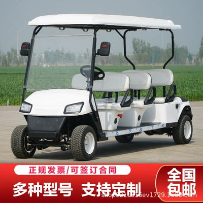 Electric Four-Wheel Sightseeing Vehicles for Tourist Areas, Golf Carts, Campus Sightseeing Patrol Vehicles, Real Estate Viewing Vehicles, Reception Vehicles, and Shuttle Buses (Elektrikli qolf avtomobilləri)