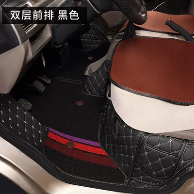 New Card Bag Leather Foot Pads | Ayaqaltılar (Kovriklər) - rongguang-new-card-front-row-fully-enclosed-double-layer-black
