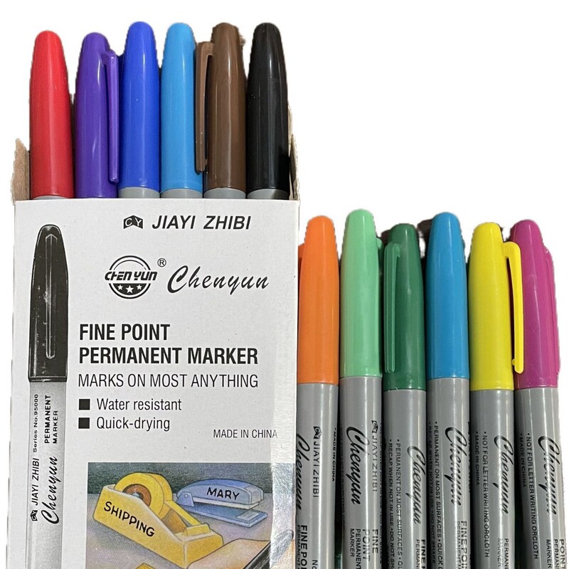 Cross-border tattoo equipment tattoo painting pen oily color marker pen marker pen 12 colors