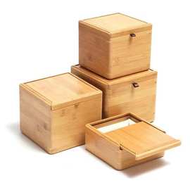 竹木抽盖式收纳盒实木家用首饰包装收纳盒木制茶叶包装礼品盒