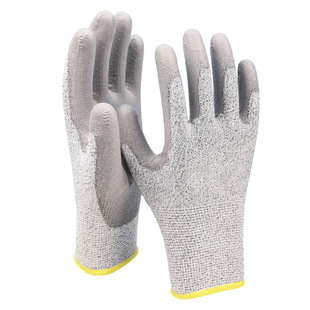 Cut-Resistant Gloves Level 5 Nitrile Frosted Wear-Resistant Oil-Proof Puncture-Proof Breathable Labor Protection Thickened Pe-104 Cut-Resistant