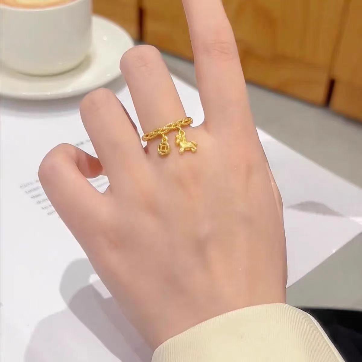 Funkelnder Designer Ring Für Damen, Elegant Und Bequem_voghion.com